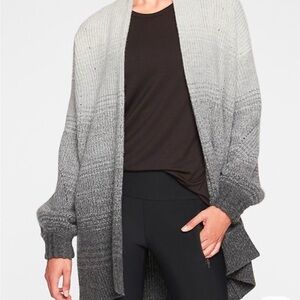 Athleta Luca Ombré Cardigan sweater- Wool - Cashmere - size S  (oversized)